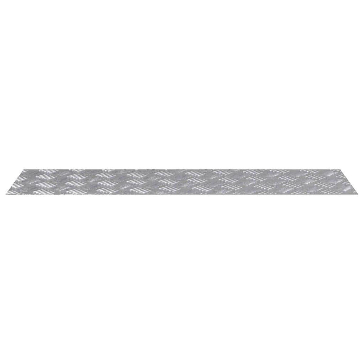 vidaXL Σκαλοπάτι 2 τμχ. 100 x 30 cm Ασημί Αλουμίνιο Ορθογώνιος