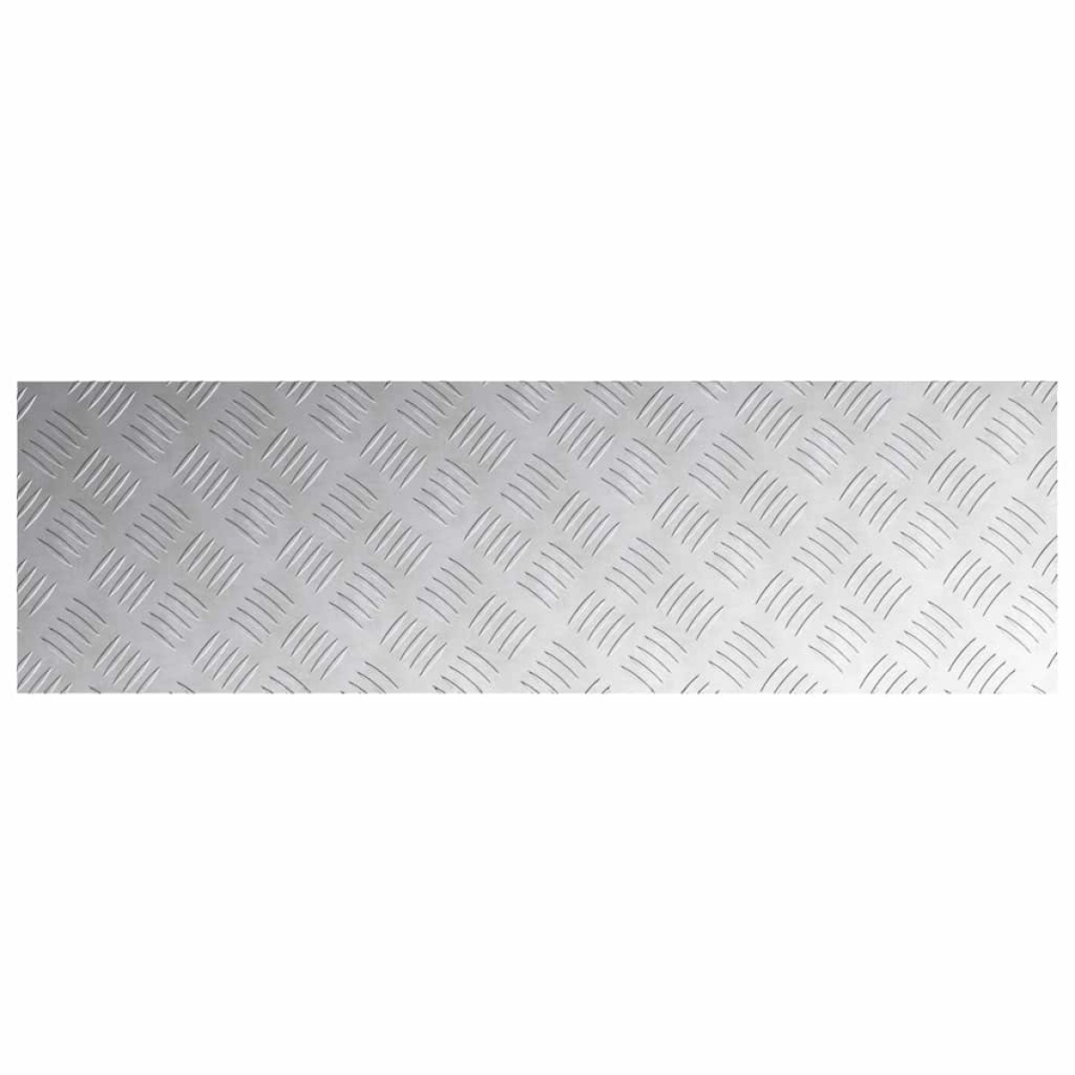 vidaXL Σκαλοπάτι 2 τμχ. 100 x 30 cm Ασημί Αλουμίνιο Ορθογώνιος