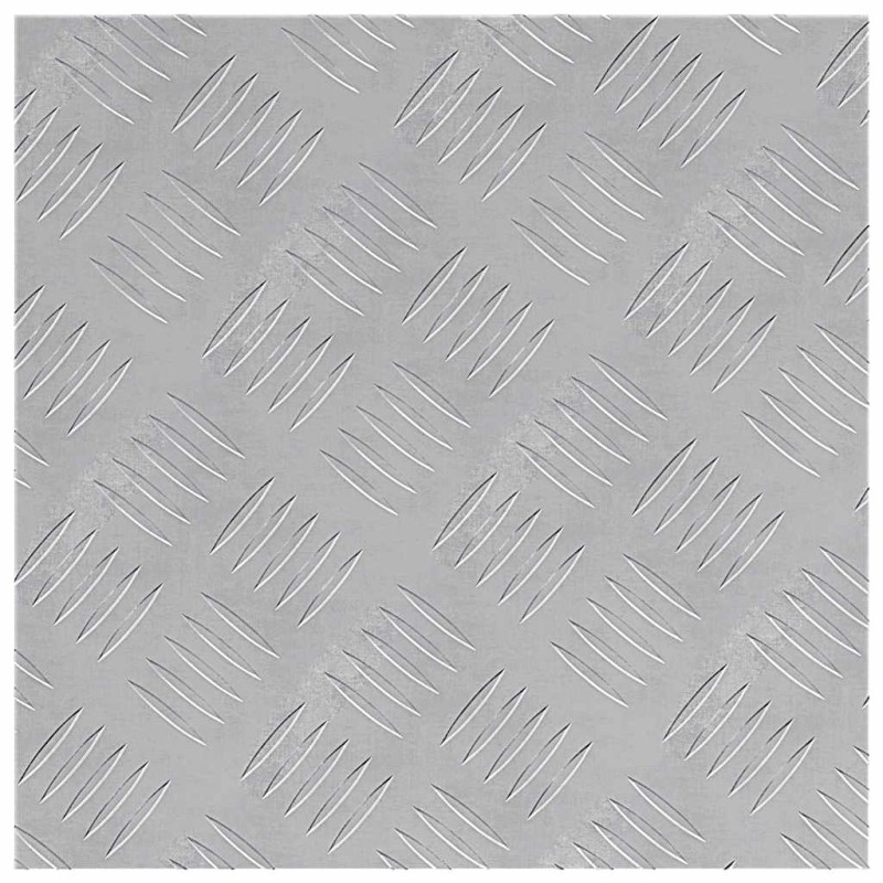 vidaXL Σκαλοπάτι 2 τμχ. 40 x 40 cm Ασημί Αλουμίνιο τετράγωνο