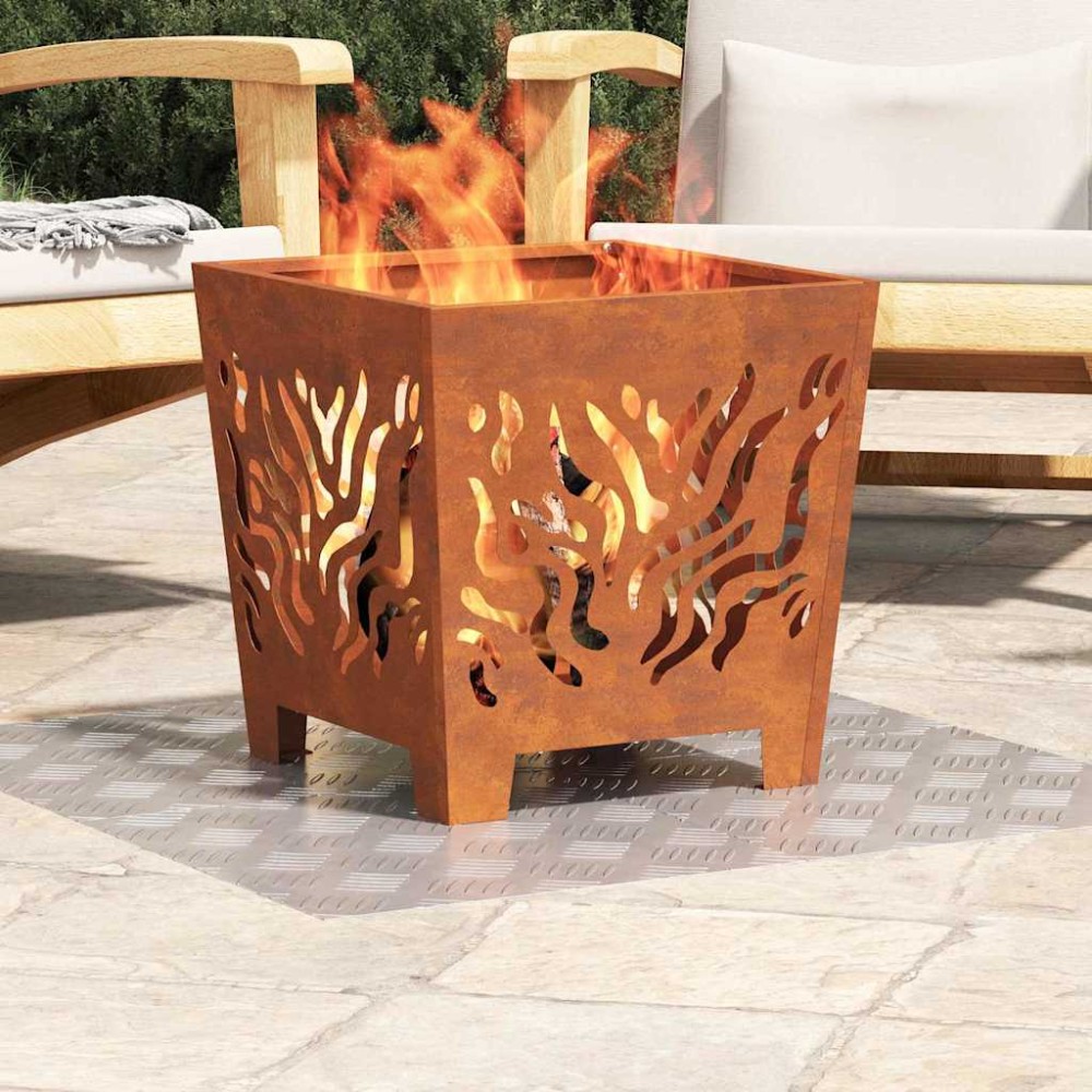 vidaXL Σκαλοπάτι 4 τμχ. 40 x 40 cm Ασημί Αλουμίνιο τετράγωνο