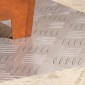 vidaXL Σκαλοπάτι 4 τμχ. 40 x 40 cm Ασημί Αλουμίνιο τετράγωνο