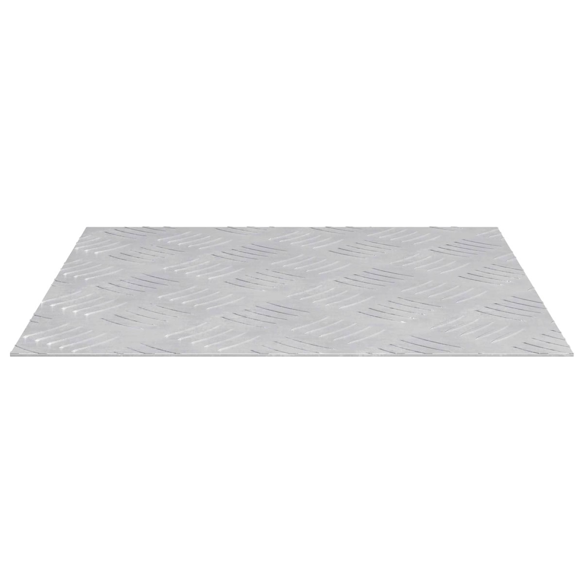vidaXL Σκαλοπάτι 4 τμχ. 40 x 40 cm Ασημί Αλουμίνιο τετράγωνο