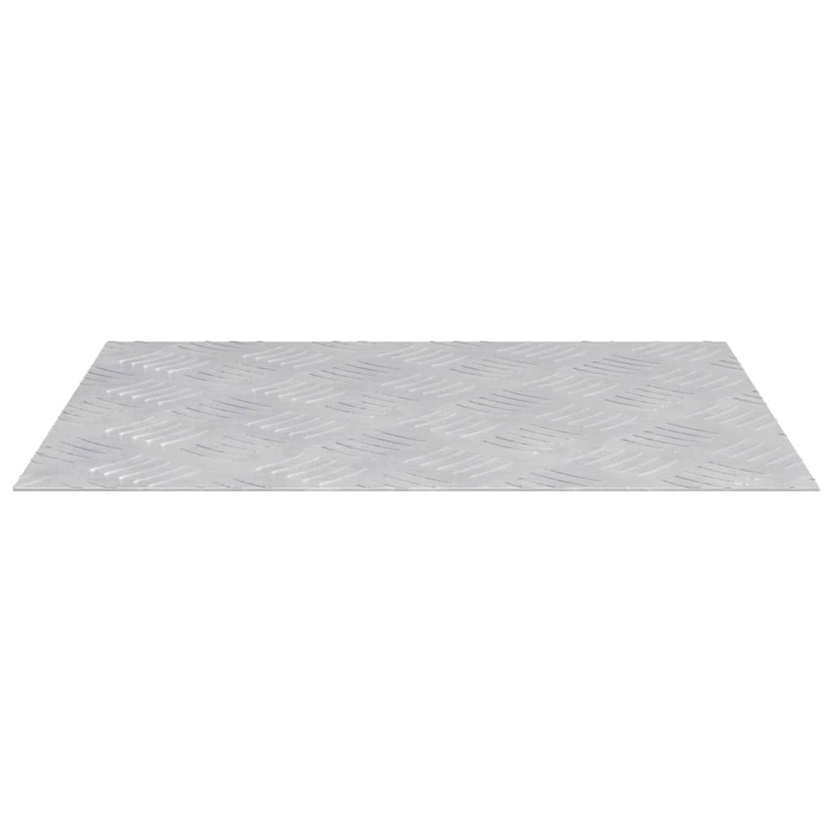 vidaXL Σκαλοπάτι 2 τμχ. 50 x 40 cm Ασημί Αλουμίνιο Ορθογώνιος