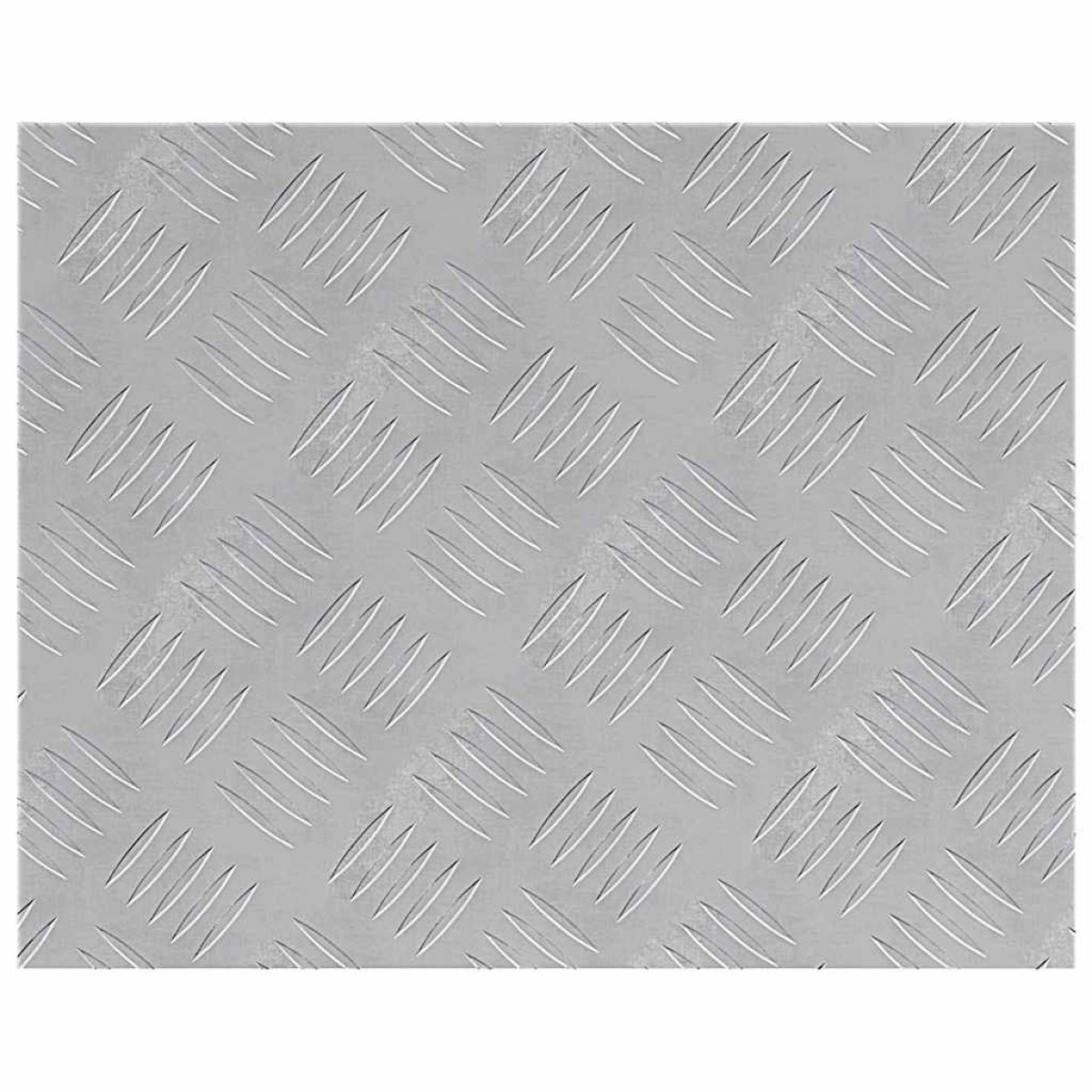 vidaXL Σκαλοπάτι 2 τμχ. 50 x 40 cm Ασημί Αλουμίνιο Ορθογώνιος