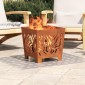 vidaXL Σκαλοπάτι 2 τμχ. 50 x 40 cm Ασημί Αλουμίνιο Ορθογώνιος