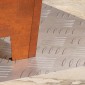 vidaXL Σκαλοπάτι 2 τμχ. 50 x 40 cm Ασημί Αλουμίνιο Ορθογώνιος