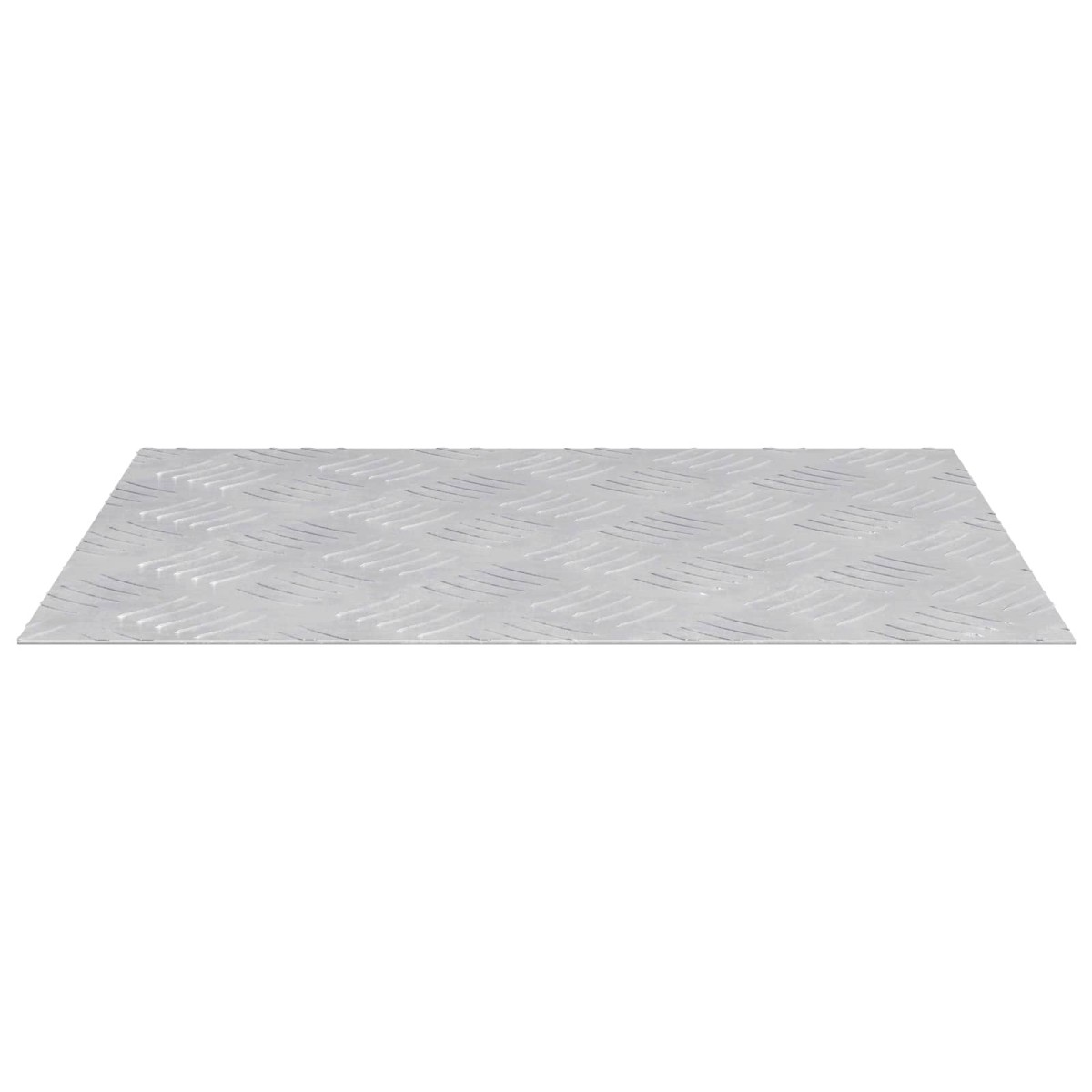 vidaXL Σκαλοπάτι 2 τμχ. 50 x 40 cm Ασημί Αλουμίνιο Ορθογώνιος