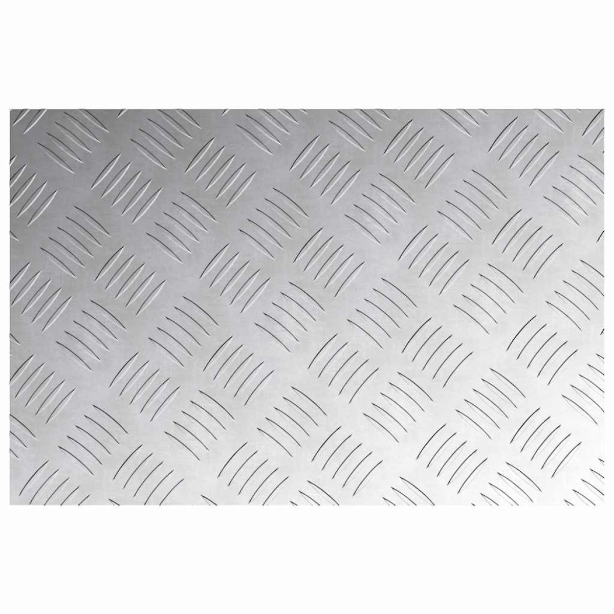 vidaXL Σκαλοπάτι 4 τμχ. 60 x 40 cm Ασημί Αλουμίνιο Ορθογώνιος