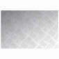 vidaXL Σκαλοπάτι 4 τμχ. 60 x 40 cm Ασημί Αλουμίνιο Ορθογώνιος