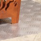 vidaXL Σκαλοπάτι 4 τμχ. 60 x 40 cm Ασημί Αλουμίνιο Ορθογώνιος