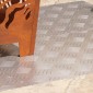 vidaXL Σκαλοπάτι 4 τμχ. 70 x 40 cm Ασημί Αλουμίνιο Ορθογώνιος