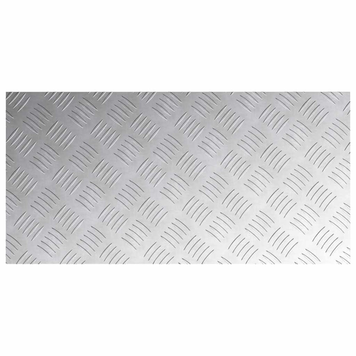 vidaXL Σκαλοπάτι 2 τμχ. 80 x 40 cm Ασημί Αλουμίνιο Ορθογώνιος