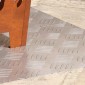 vidaXL Σκαλοπάτι 2 τμχ. 80 x 40 cm Ασημί Αλουμίνιο Ορθογώνιος