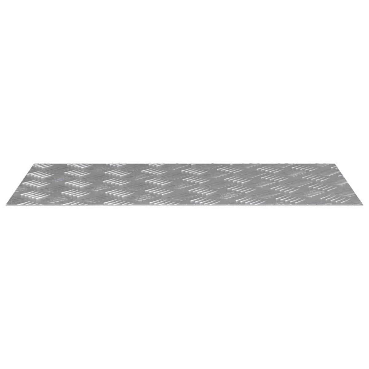 vidaXL Σκαλοπάτι 4 τμχ. 80 x 40 cm Ασημί Αλουμίνιο Ορθογώνιος