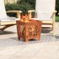 vidaXL Σκαλοπάτι 4 τμχ. 80 x 40 cm Ασημί Αλουμίνιο Ορθογώνιος