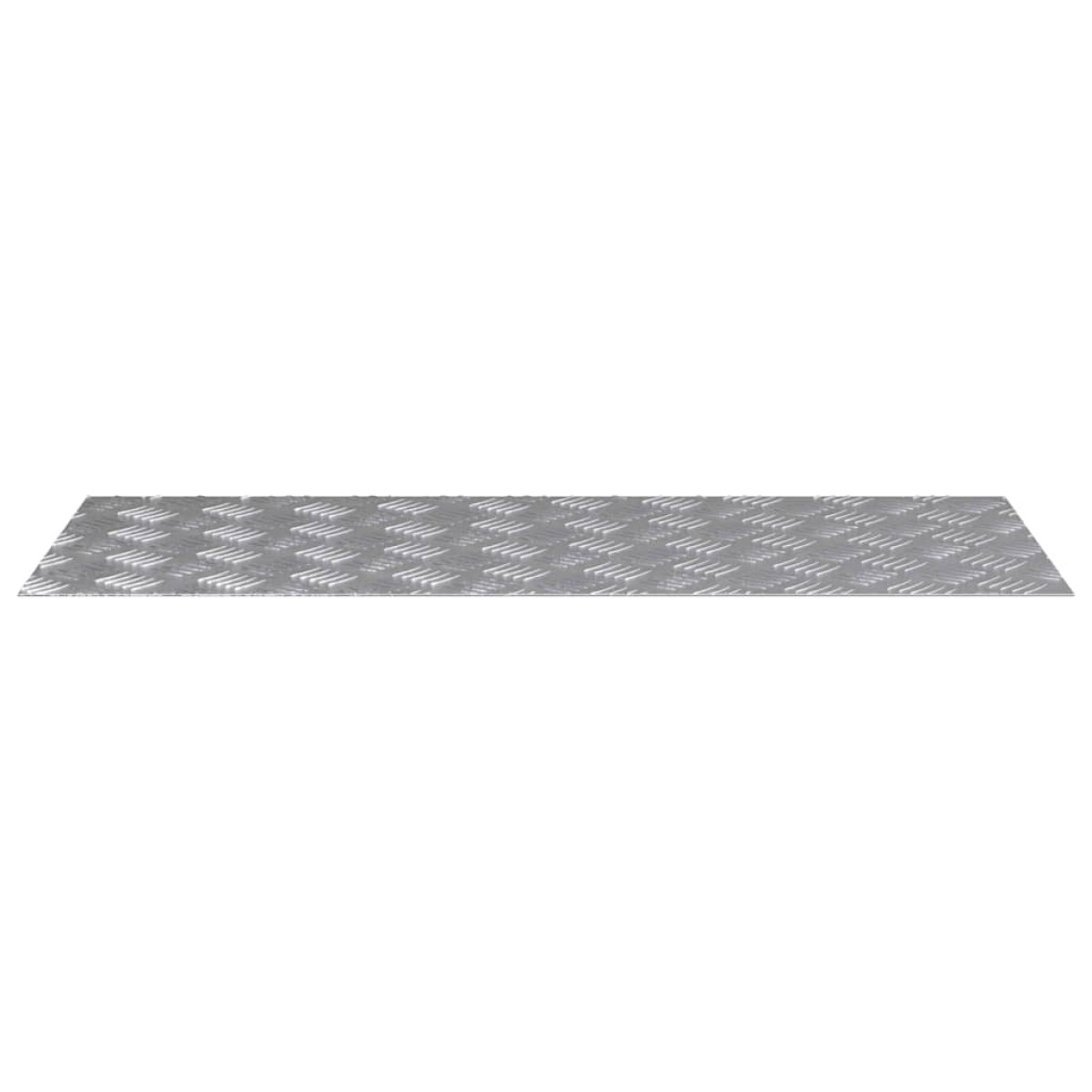 vidaXL Σκαλοπάτι 4 τμχ. 100 x 40 cm Ασημί Αλουμίνιο Ορθογώνιος