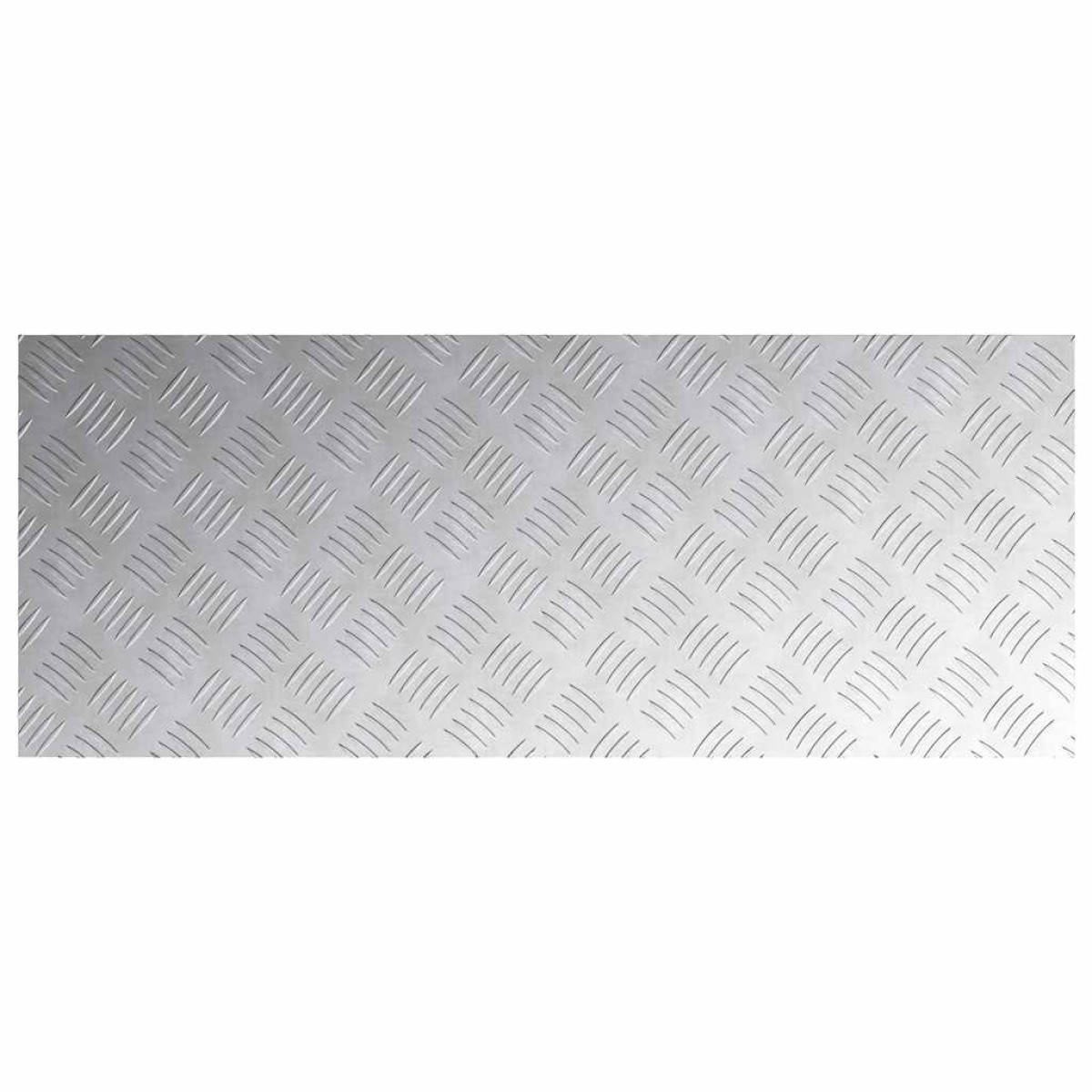 vidaXL Σκαλοπάτι 2 τμχ. 100 x 40 cm Ασημί Αλουμίνιο Ορθογώνιος