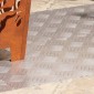 vidaXL Σκαλοπάτι 4 τμχ. 100 x 40 cm Ασημί Αλουμίνιο Ορθογώνιος