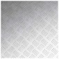 vidaXL Σκαλοπάτι 2 τμχ. 50 x 50 cm Ασημί Αλουμίνιο τετράγωνο