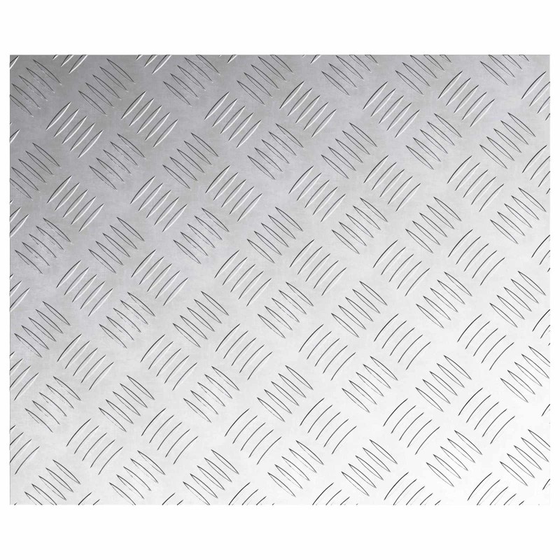 vidaXL Σκαλοπάτι 4 τμχ. 60 x 50 cm Ασημί Αλουμίνιο Ορθογώνιος