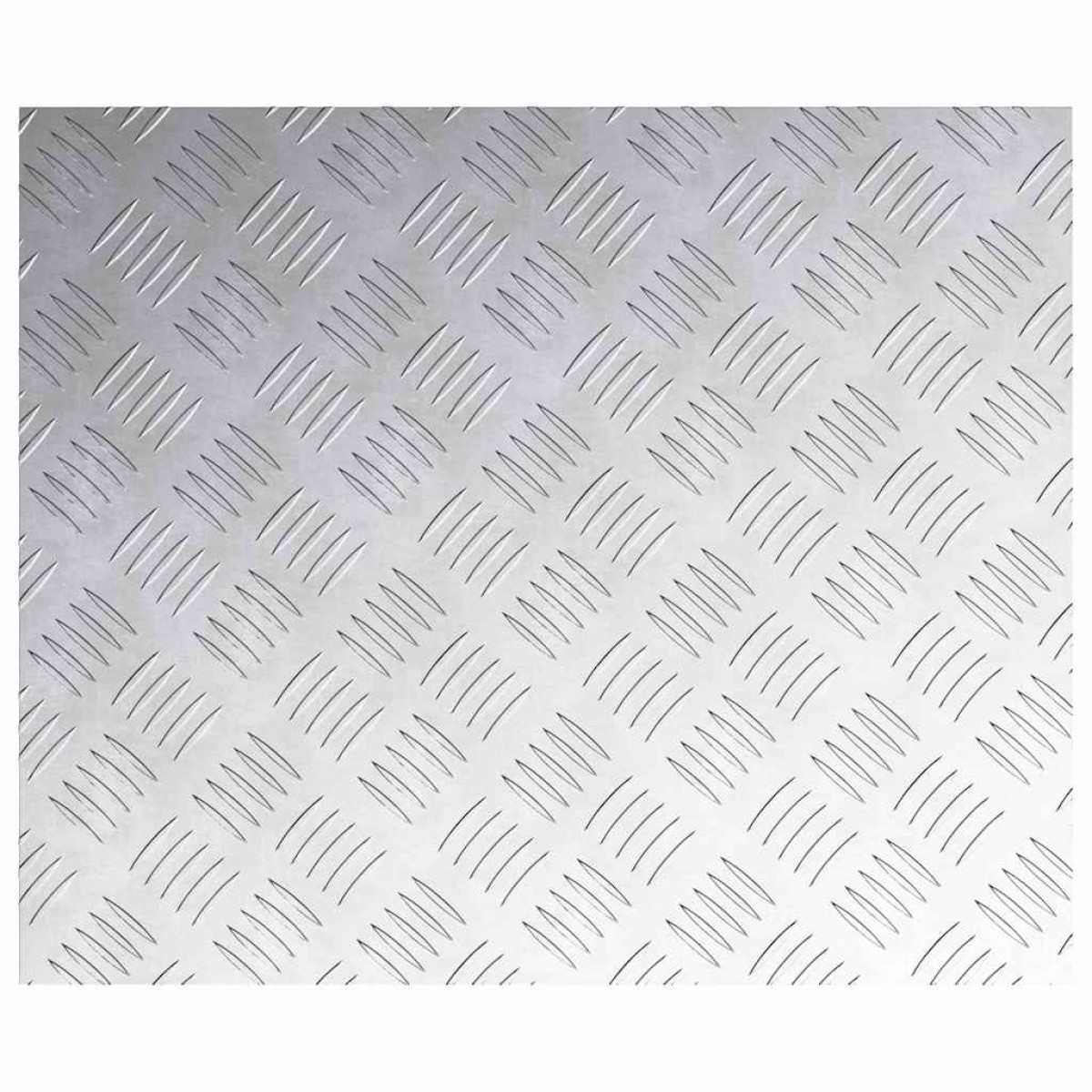 vidaXL Σκαλοπάτι 2 τμχ. 60 x 50 cm Ασημί Αλουμίνιο Ορθογώνιος