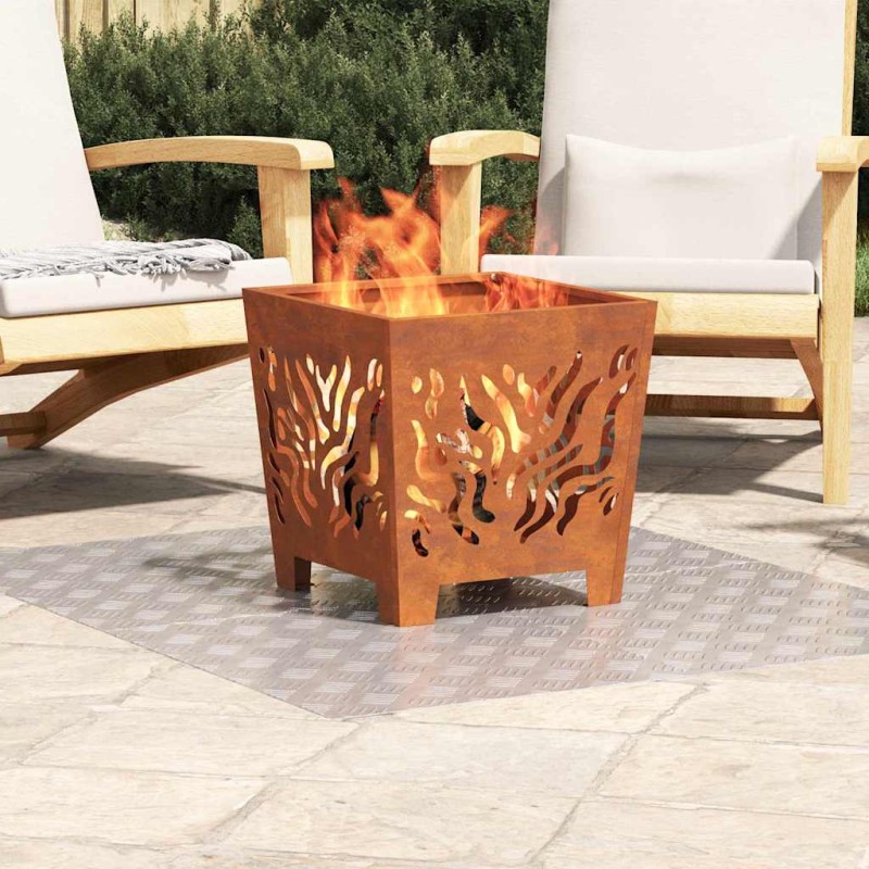 vidaXL Σκαλοπάτι 4 τμχ. 60 x 50 cm Ασημί Αλουμίνιο Ορθογώνιος