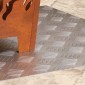 vidaXL Σκαλοπάτι 2 τμχ. 70 x 50 cm Ασημί Αλουμίνιο Ορθογώνιος