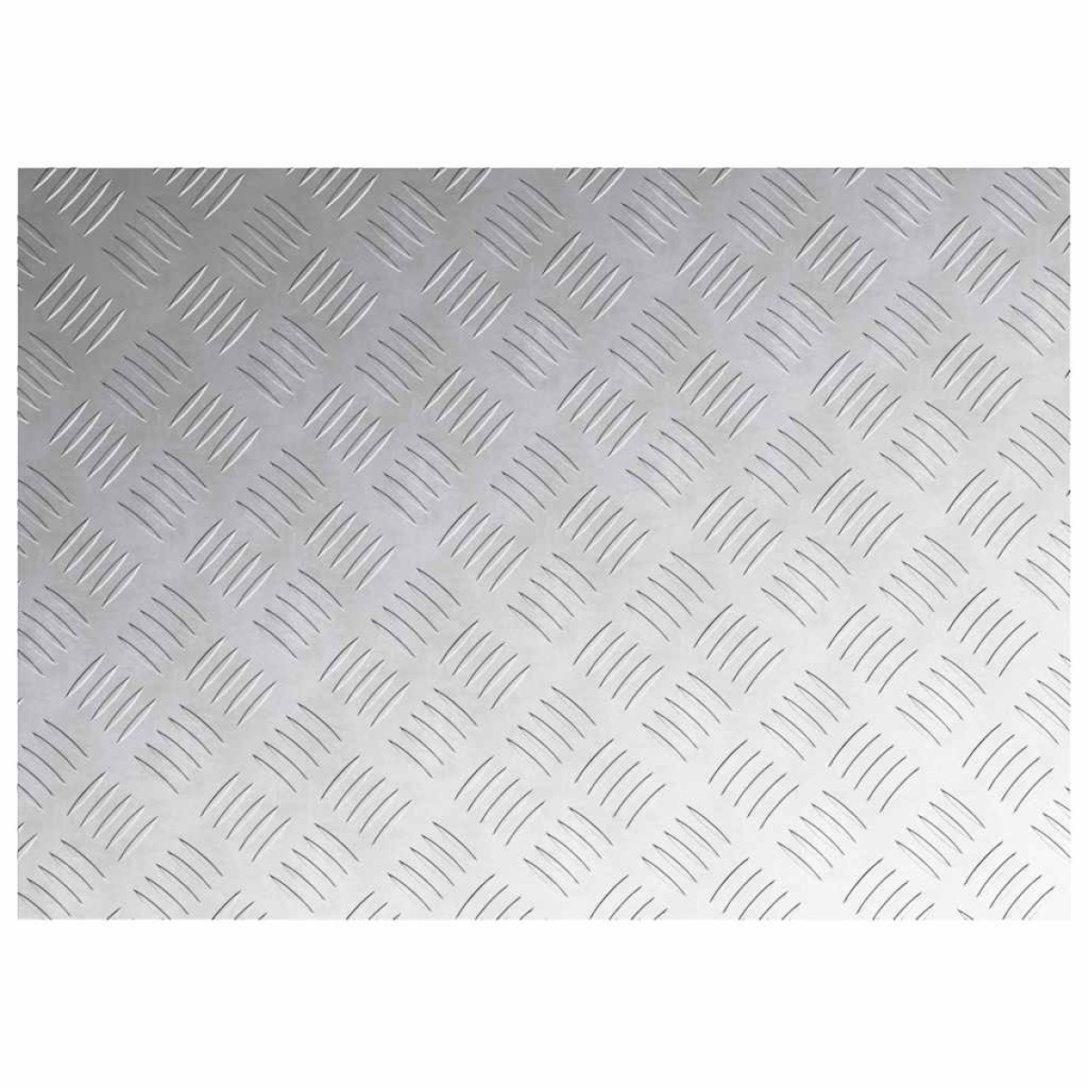 vidaXL Σκαλοπάτι 4 τμχ. 70 x 50 cm Ασημί Αλουμίνιο Ορθογώνιος