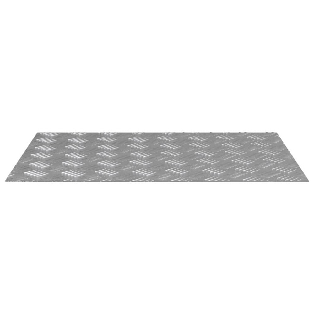 vidaXL Σκαλοπάτι 2 τμχ. 70 x 50 cm Ασημί Αλουμίνιο Ορθογώνιος
