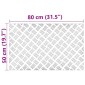 vidaXL Σκαλοπάτι 4 τμχ. 80 x 50 cm Ασημί Αλουμίνιο Ορθογώνιος