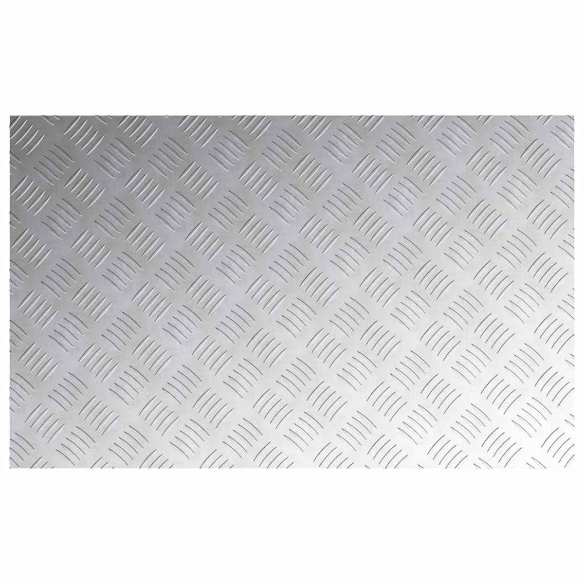 vidaXL Σκαλοπάτι 4 τμχ. 80 x 50 cm Ασημί Αλουμίνιο Ορθογώνιος