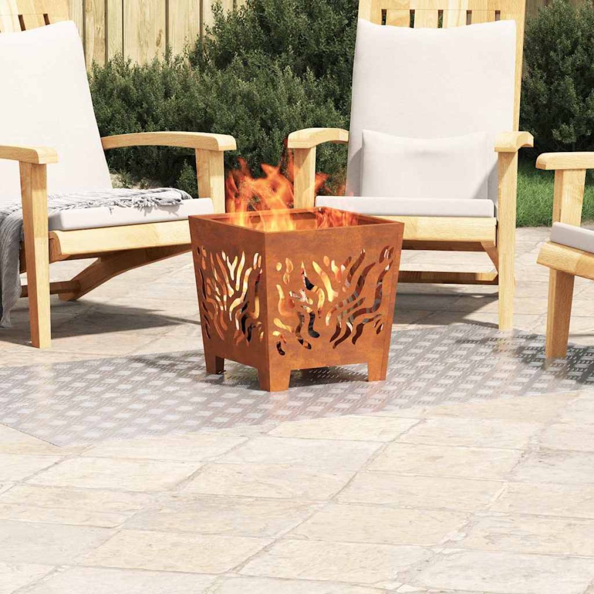vidaXL Σκαλοπάτι 4 τμχ. 90 x 50 cm Ασημί Αλουμίνιο Ορθογώνιος