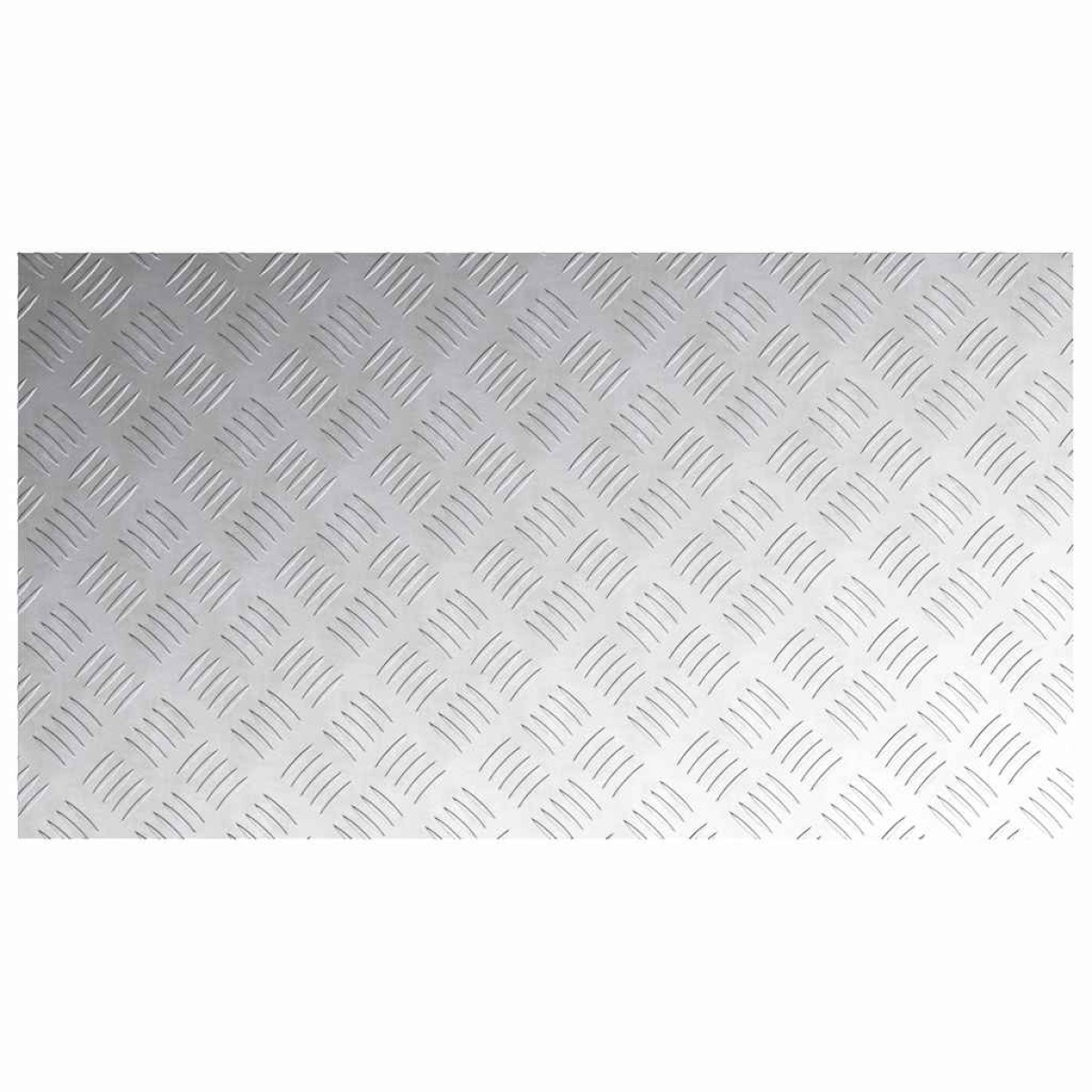 vidaXL Σκαλοπάτι 4 τμχ. 90 x 50 cm Ασημί Αλουμίνιο Ορθογώνιος