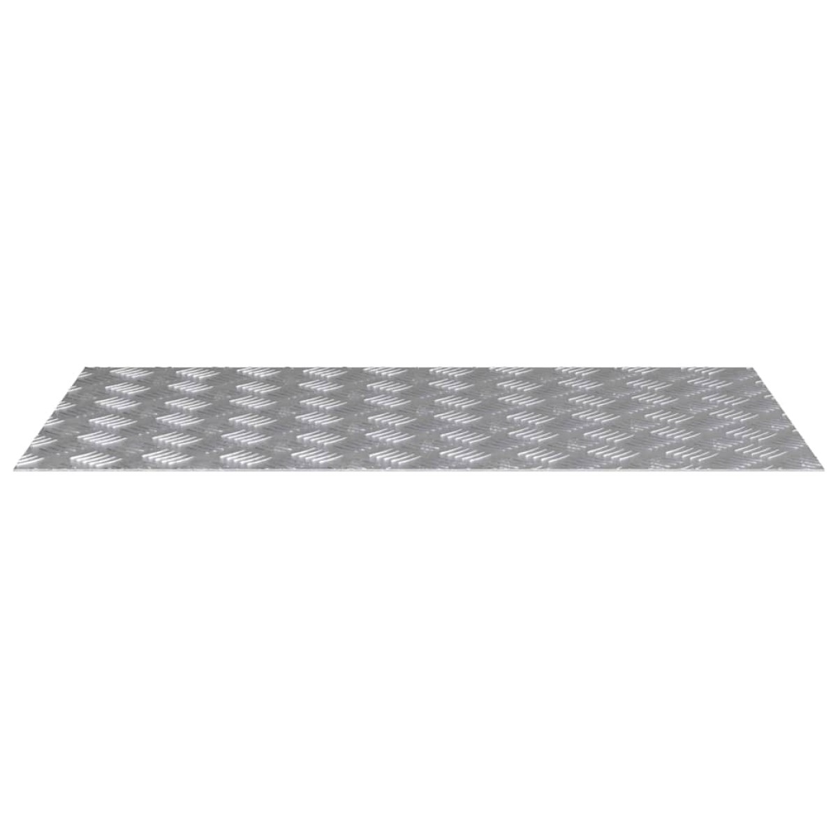 vidaXL Σκαλοπάτι 4 τμχ. 90 x 50 cm Ασημί Αλουμίνιο Ορθογώνιος