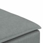 vidaXL Υποπόδιο Καναπέ Ανοιχτό Γκρι 100 x 100 x 48 εκ.