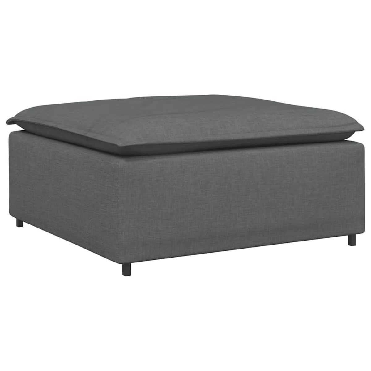 vidaXL Υποπόδιο Καναπέ Σκούρο Γκρι 100 x 100 x 48 εκ.