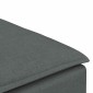 vidaXL Υποπόδιο Καναπέ Σκούρο Γκρι 100 x 100 x 48 εκ.