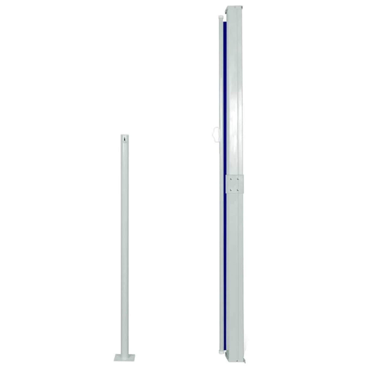vidaXL Σκίαστρο Βεράντας Πλαϊνό Συρόμενο Μπλε 160 x 300 εκ.