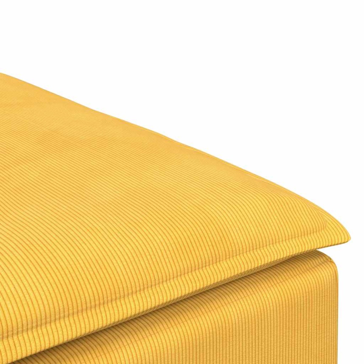 vidaXL Υποπόδιο Καναπέ Ανοιχτό Κίτρινο 100 x 100 x 48 εκ.