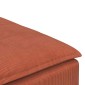vidaXL Υποπόδιο Καναπέ Κόκκινο Πορτοκαλί 100 x 100 x 48 εκ.