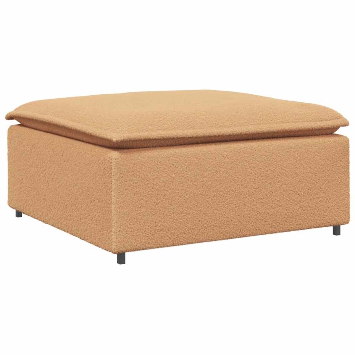 vidaXL Υποπόδιο Καναπέ Μπεζ 100x100x48 εκ.