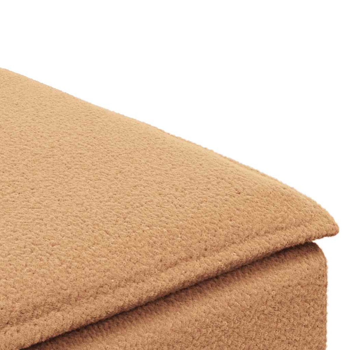 vidaXL Υποπόδιο Καναπέ Μπεζ 100x100x48 εκ.
