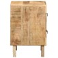 vidaXL Κομοδίνο 2 τεμάχια 40x32x46 cm Στερεό ξύλο Rough Mango