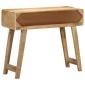 vidaXL Τραπέζι κονσόλας 90x32x75 cm από μασίφ ξύλο Rough Mango
