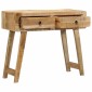 vidaXL Τραπέζι κονσόλας 90x32x75 cm από μασίφ ξύλο Rough Mango