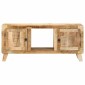 ντουλάπι τηλεόρασης vidaXL 105x46x32 cm μασίφ ξύλο ακατέργαστο μάνγκο