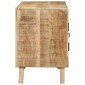 ντουλάπι τηλεόρασης vidaXL 105x46x32 cm μασίφ ξύλο ακατέργαστο μάνγκο