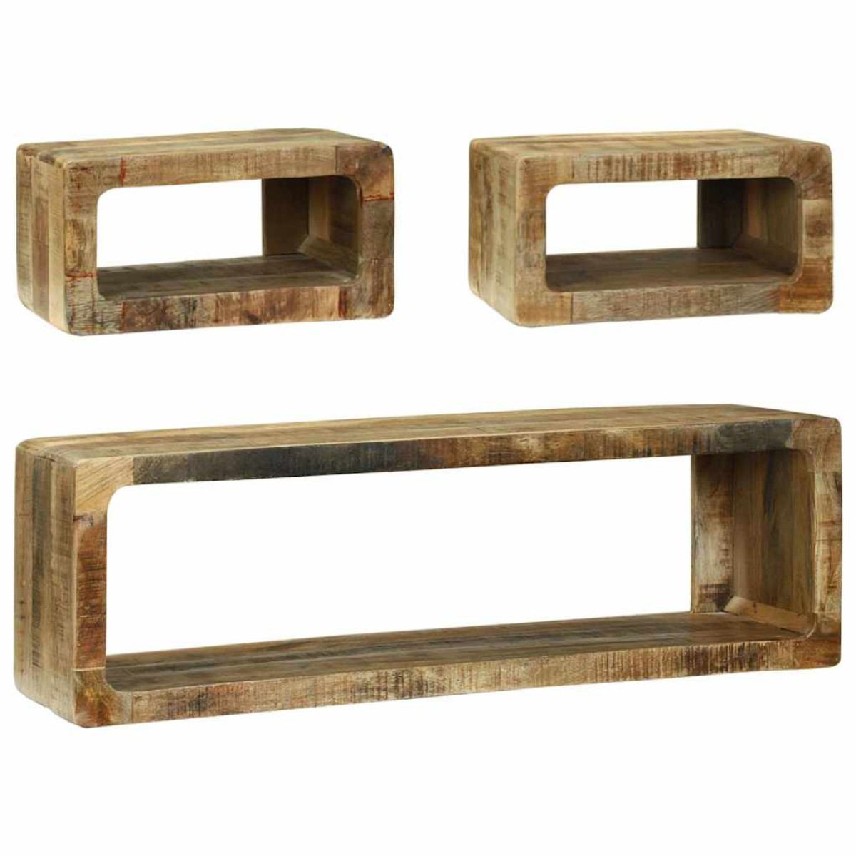 vidaXL Σετ επίπλου τηλεόρασης 3 τμχ. Καφέ 100 x 30 x 32 εκ.