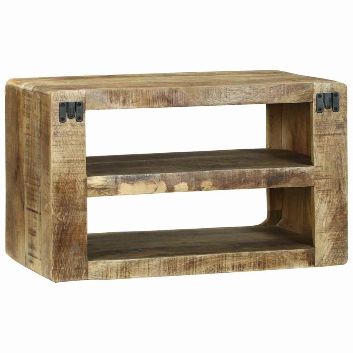 vidaXL Ντουλάπι TV με ράφι Καφέ 60 x 32 x 36 εκ. Μασίφ ξύλο μάνγκο