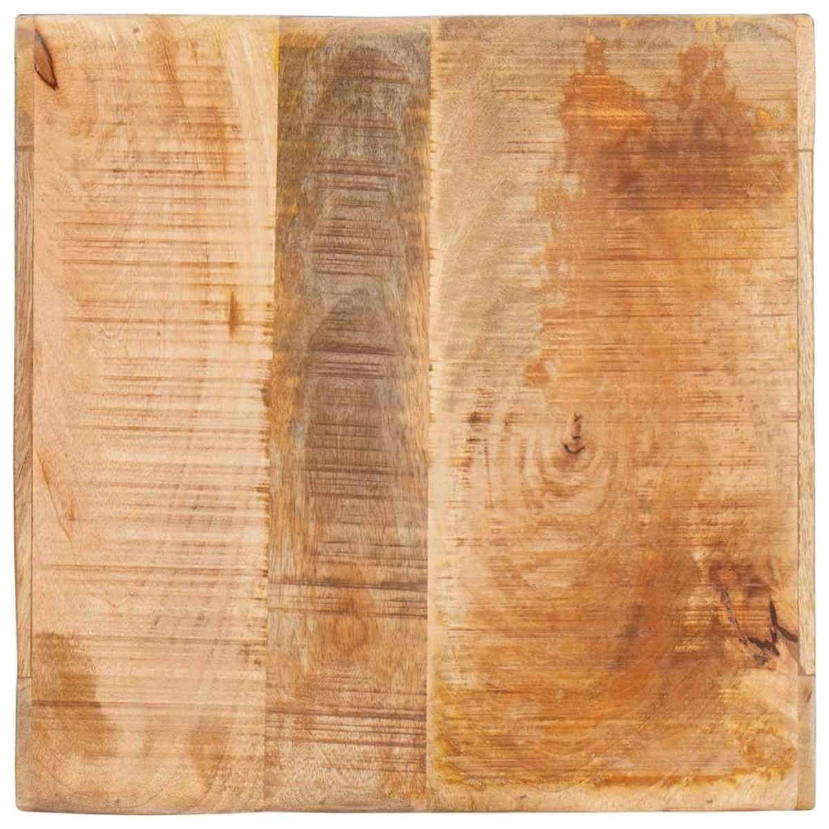 vidaXL End Table με ράφι Καφέ 40 x 40 x 49 εκ Στερεό ξύλο μάνγκο